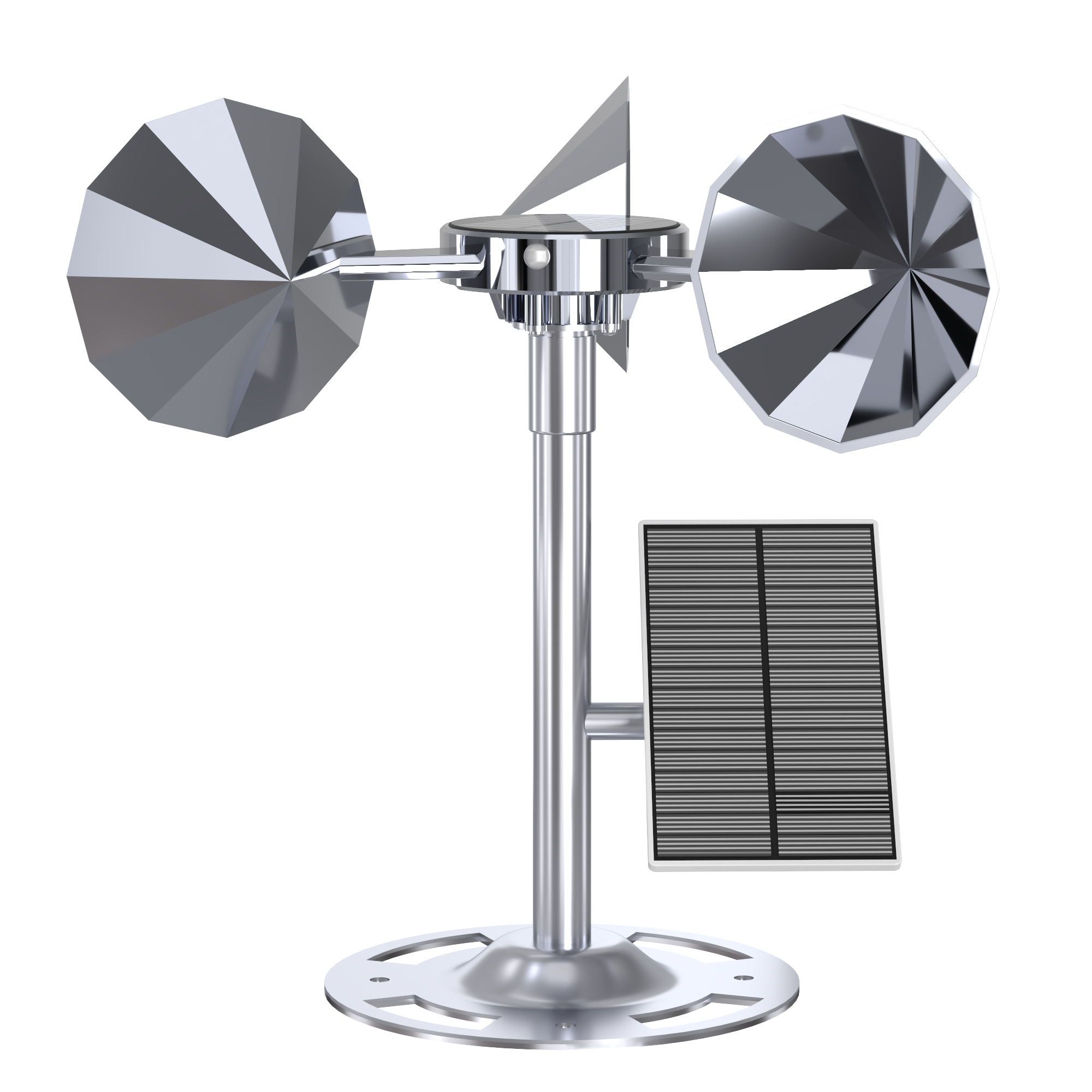 Silver infrared solar sensor bird repeller