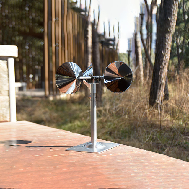 Wind-driven model, circular impeller, double adjustable lever, square base