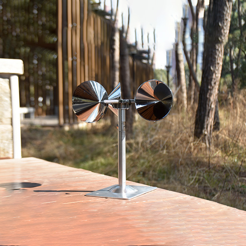 Wind-driven model, circular impeller, double adjustable lever, square base