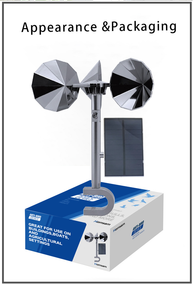 Solar motor driven model, circular impeller, double adjustable rod, U-shaped base
