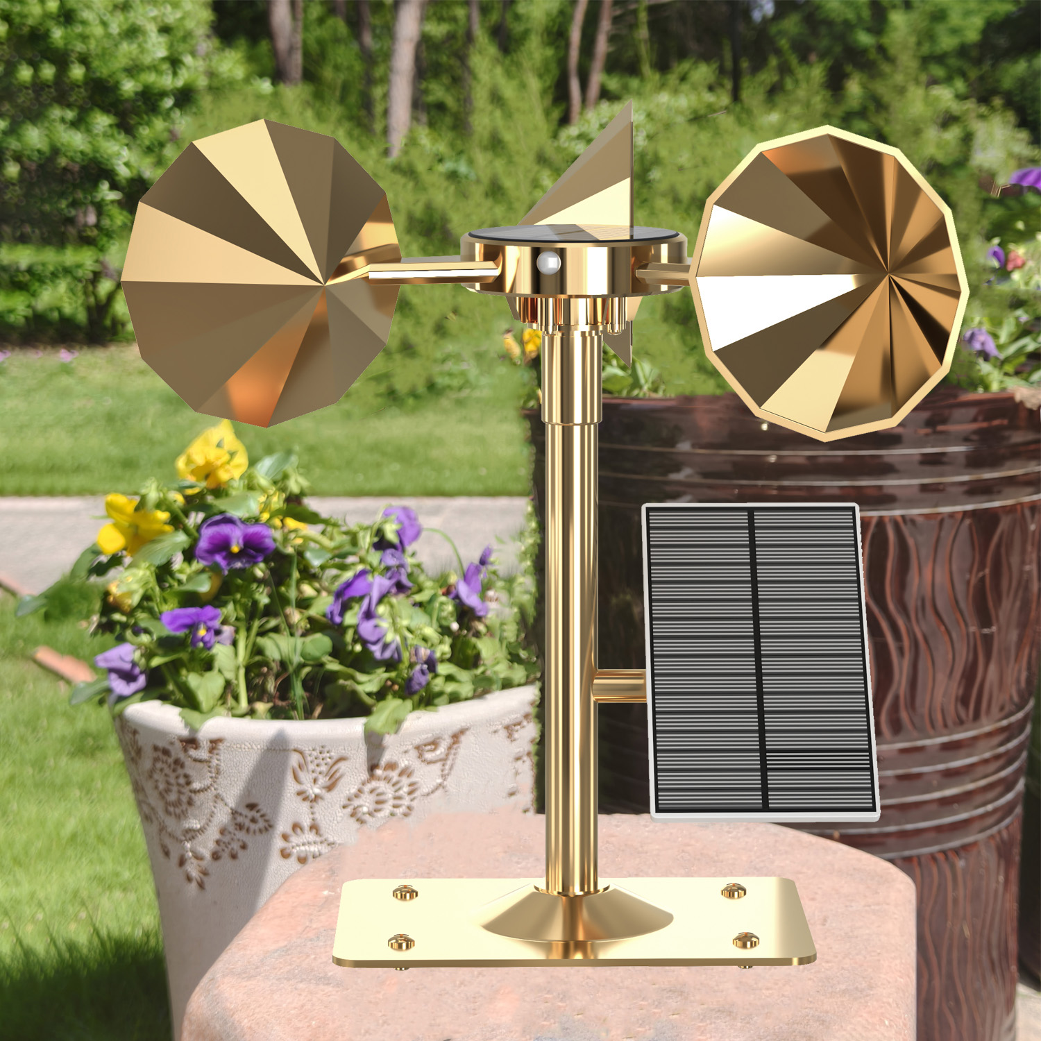 Infrared sensor drive, diamond-shaped impeller, single lever, non-adjustable, square base