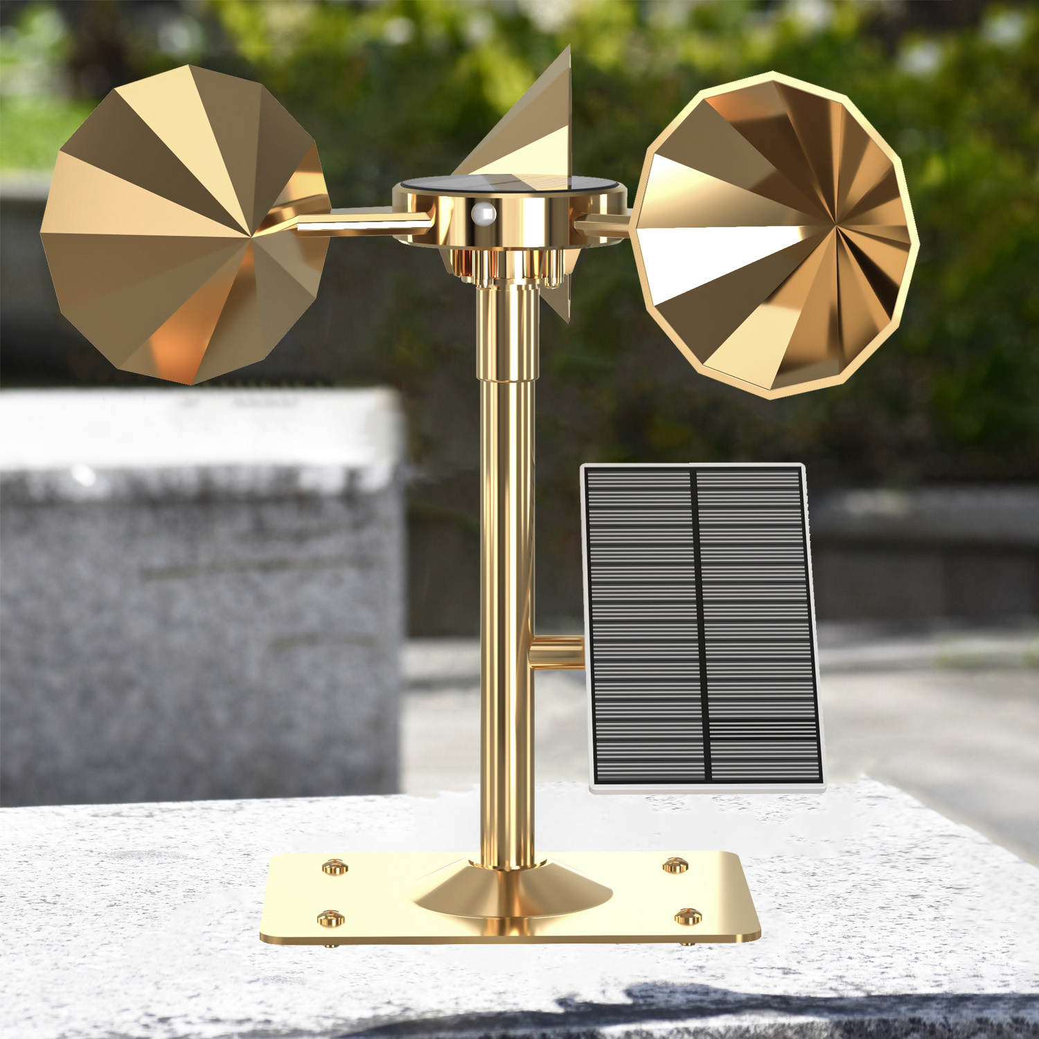 Infrared sensor drive, diamond-shaped impeller, single lever, non-adjustable, square base