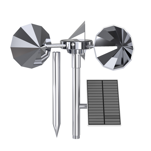 Infrared sensor bird repeller Silver ground-insertion model, non-adjustable