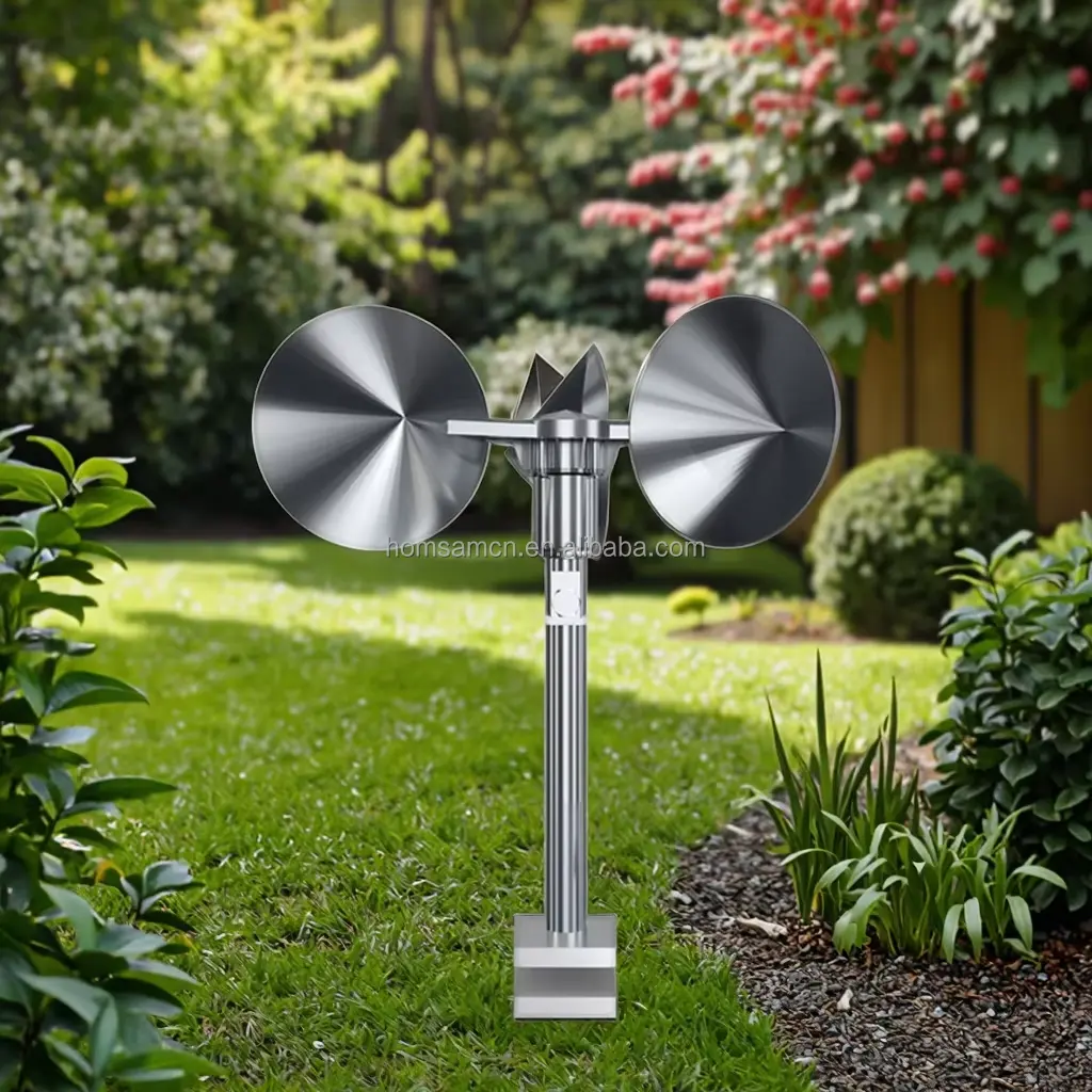 Wind-driven model, circular impeller, double-lever adjustable U-shaped base