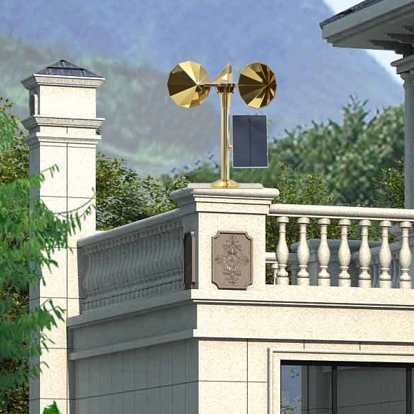 Homsam Reflective Spinning Bird Deterrent Keep Birds Away Solar Motor Drive Bird Repellents for Patio Yard Garden Roof 