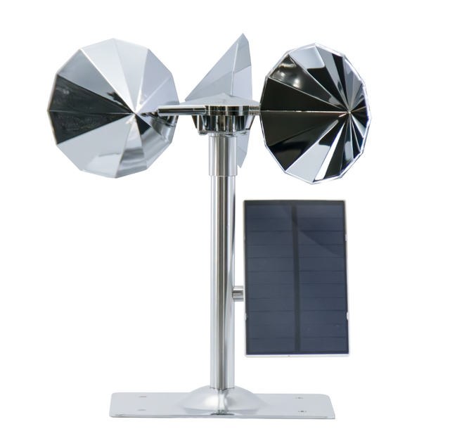 Homsam Reflective Spinning Bird Deterrent Keep Birds Away Solar Motor Drive Bird Repellents for Patio Yard Garden Roof 