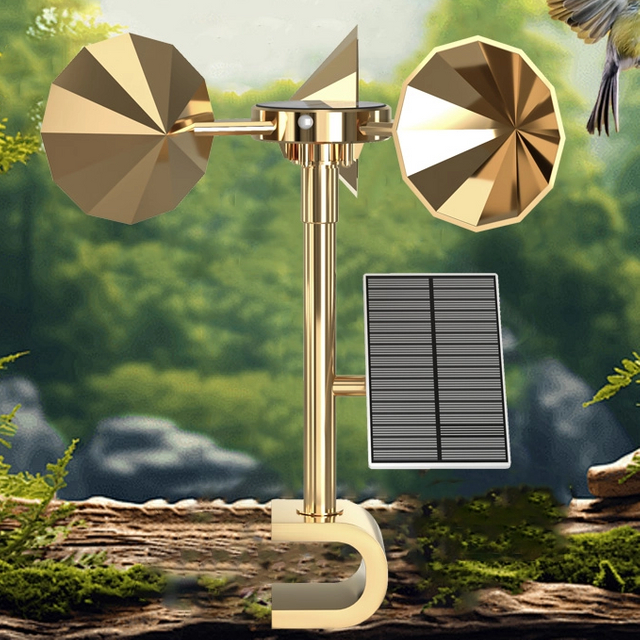 Infrared sensing bird repellent device