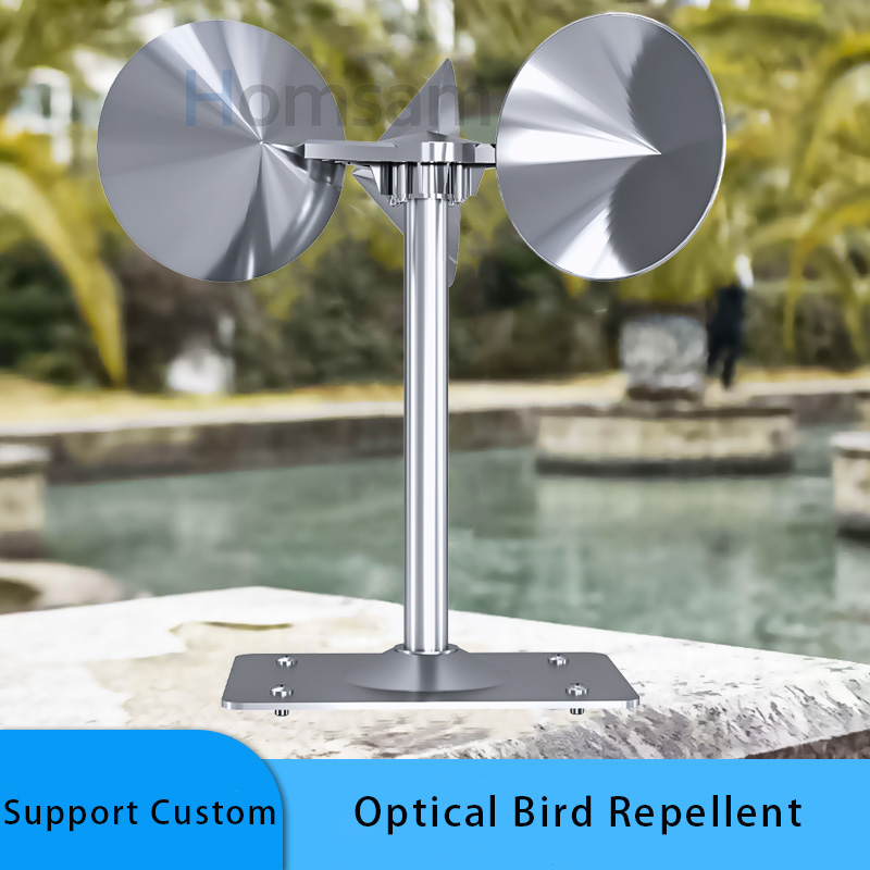 Homsam Effective Outdoor Bird Scare Reflective Device Use in Boats Roofs Gardens Farms Non-adjustable Bird Deterrents