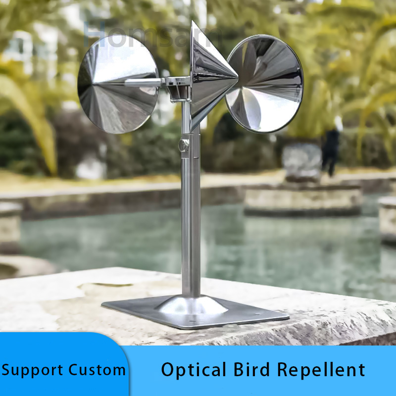 Homsam High Quality 360 Degrees Rotated Bird Repeller Waterproof Bird Deterrents Use Farm Garden 